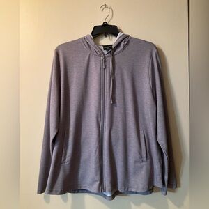 32 degrees zip up gray hoodie plus size 2x